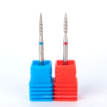 professional diamond teeth version nail art drill bit ceramic anti bit rotary burr nail drill bit